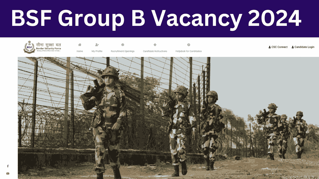 BSF Group B Vacancy 2024