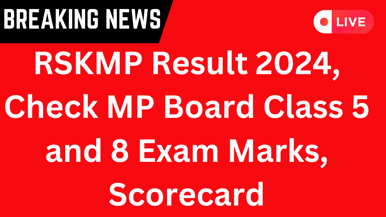 MP Board Class 5th and 8th Result 2024