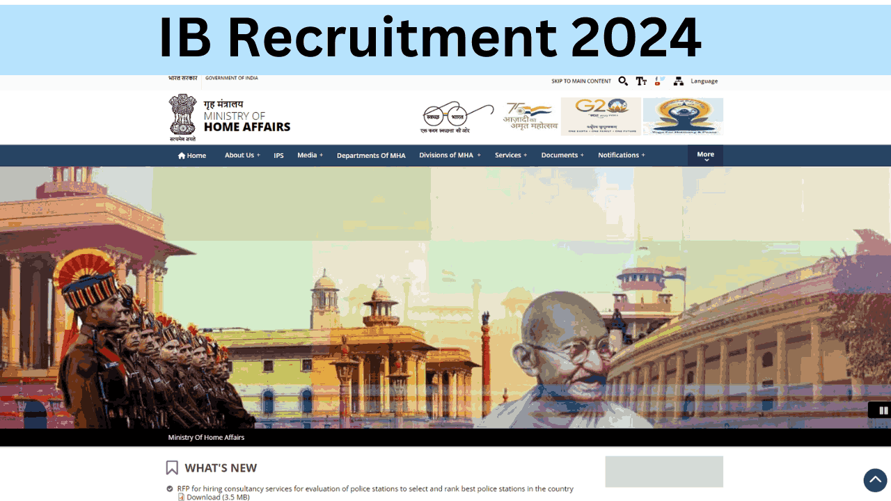 IB Recruitment 2024